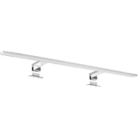 Los mejores  - SEBSON® Lámpara LED Espejo baño IP44 80cm- pinza + armario- luz blanca neutra 4000K- 800x108x40mm- 15W- 1000lm